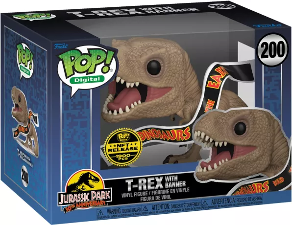 T-Rex with Banner