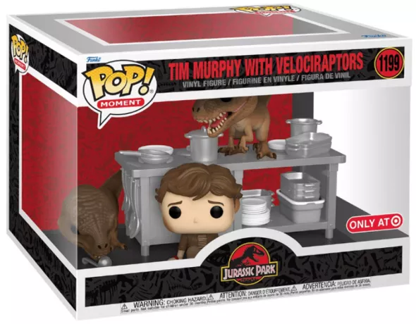 Tim Murphy with Velociraptors